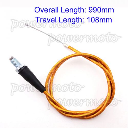 Gold gas throttle cable for thumpstar apollo orion ssr piranha bse dirt pit bike