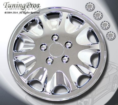 Style 028 15 inches chrome hub caps hubcap wheel rim skin covers 15&#034; inch 4pcs