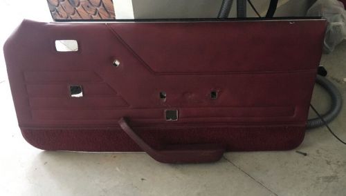 Mustang red passenger door panel 1984 1985 1986