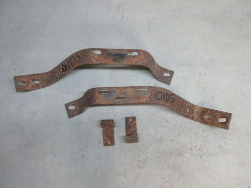 1955 oldsmobile front bumper brackets / braces - used condition