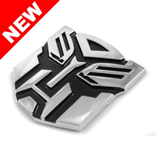 Transformers autobots 2.75&#034; medium 3d emblem for cadillac gmc lincoln pontiac