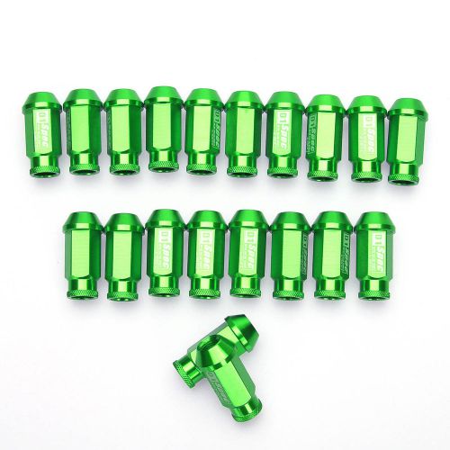 Green jdm racing d1 spec 20 pcs wheel lug nuts for honda toyota ford