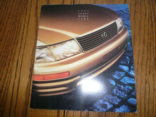 1995 lexus gs ls es sc330 sc400 sales brochure