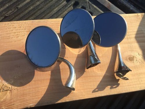 Lot of three vintage exterior mirrors