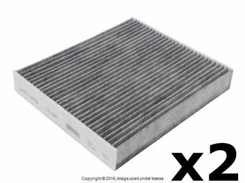 Porsche panamera &#039;10-&#039;14 cabin air filter set of 2 corteco oem +warranty