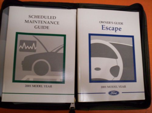 Owners manual  2001 escape