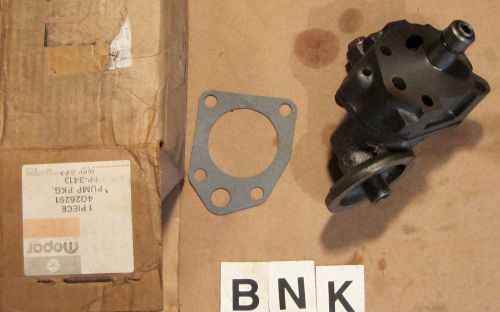 1976 1977 plymouth oil pump ~ mopar part # 4026291