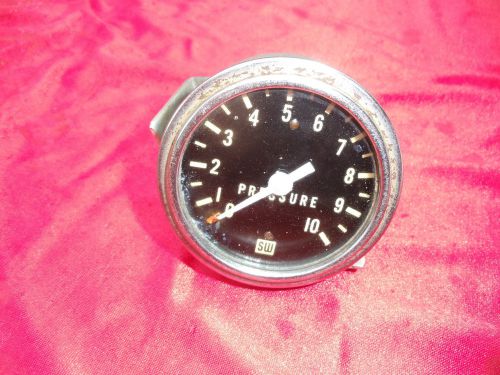 Stewart warner oil air fuel pressure gauge 2 5/8 &#039;&#039; hot rat street rod gasser