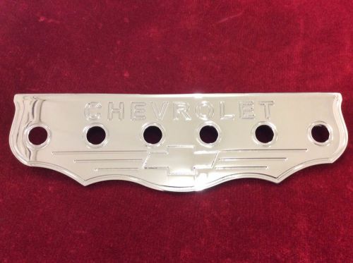 Lowrider hydraulic 6 hole chrome chevrolet logo switch plate