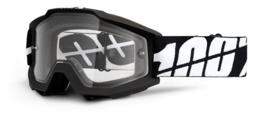 100% accuri enduro mx offroad goggles black tornado