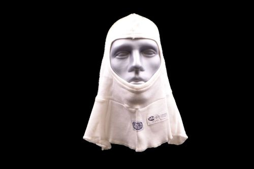 Rjs racing equipment sfi 3.3 full face head sock hood white single layer