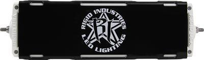 Rigid industries light cover polycarbonate black white logo each