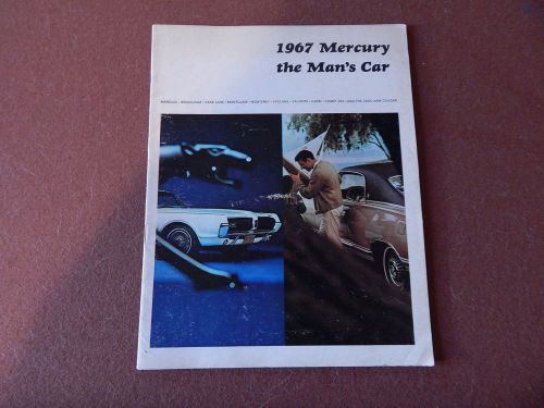 1967 original mercury dealer showroom sales brochure 67 cougar cyclone gt