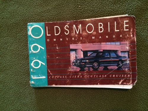 1990 oldsmobile olds cutlass ciera / cutlass cruiser owners manual