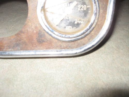 55-57 chevy under dash gauge cluster