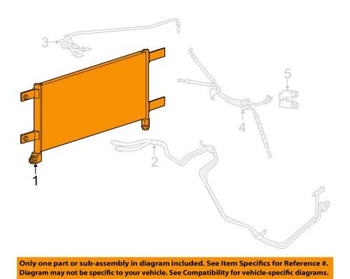 Ram chrysler oem transmission oil cooler lines-transmission cooler 52014715aa