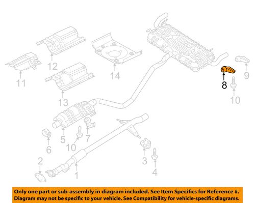 Chrysler oem 2015 200 2.4l-l4 exhaust-hanger right 68233484aa