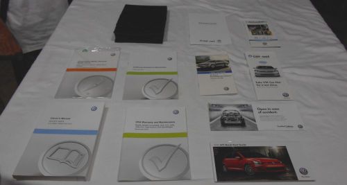 2015 golf gti, golf r owner manual 10/pc set + navigation &amp; premium factory case