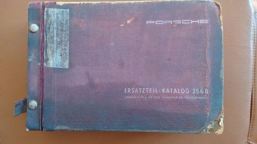 Original porsche 356 b 356b spare parts catalog manual service repair workshop