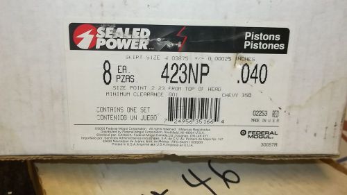 Sealed power pistons 423np .040,.040