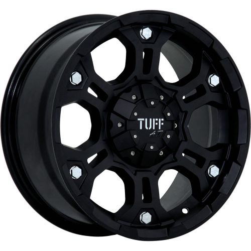 16x8 flat black tuff t03 6x5.5 -13 rims nitto terra grappler 265/70r16