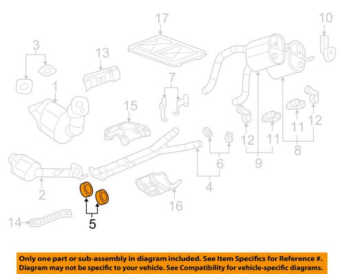 Chevrolet gm oem 06-13 corvette 7.0l-v8 exhaust-intermed pipe seal 10354707