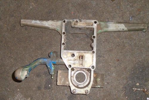 15hp 1953-54 rd-15  evinrude/johnson outboard  gear shifter lever and bracket