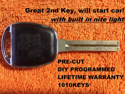 &#034;pre-cut&#034; diy programable transponder chip key for 3 button fob keys
