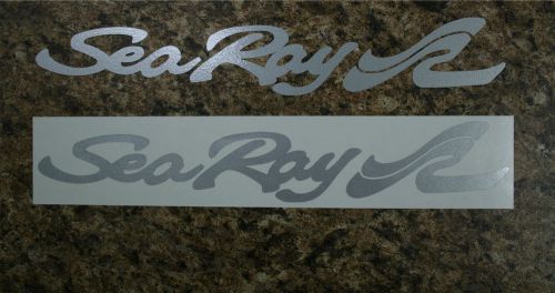 Sea ray decal (2) custom vinyl  sea ray boat decals free shipping