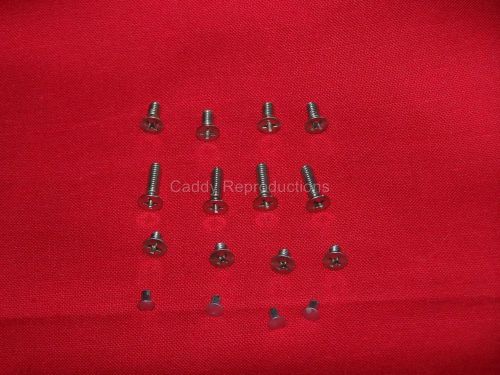 1954 - 1957 cadillac window frame screw kit