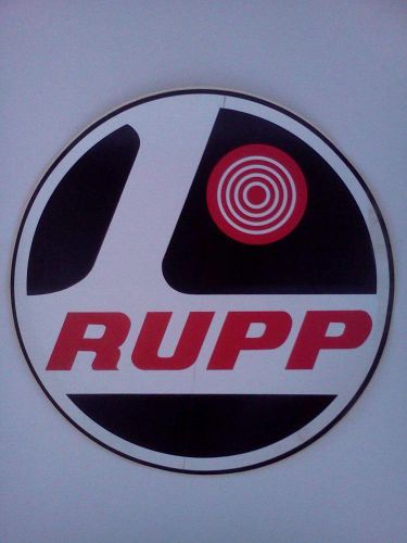 Nos vintage original rupp sticker *big* 14 1/2&#034; diameter collectable!!!