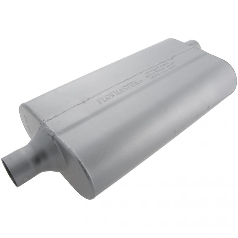 Flowmaster 50 delta flow muffler - 2.00 center in / 2.00 offset out - moderate