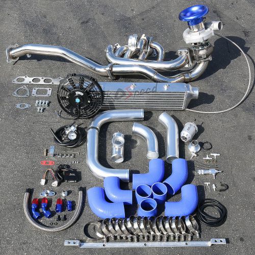 F20c f22c1 full stage iii turbo charger 300+hp bolt-on kit for ap1 ap2 s2k s2000