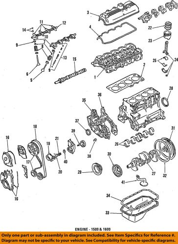 Mitsubishi oem 85-90 mirage camshaft-tensioner md030605