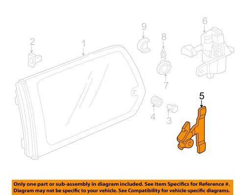 Honda oem 99-02 odyssey side panel-lock assembly left 73570s0xa11