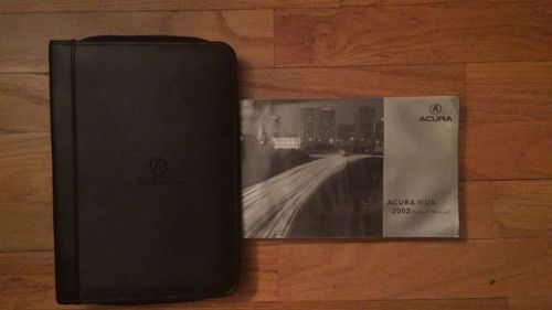 2002 acura mdx owners manual with case