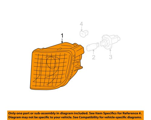 Toyota oem 01-05 rav4-signal lamp right 8151142050