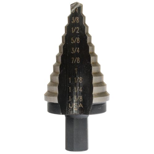 Klein tools high-speed steel step-drill bit inch -59009