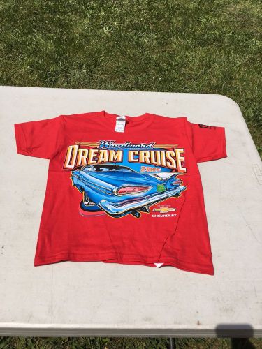 2015 woodward dream cruise youth t-shirt red color size large