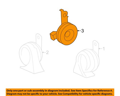 Toyota oem 11-15 sienna anti-theft-horn 8656008010