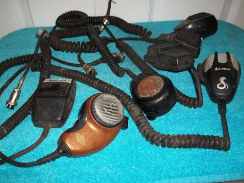 Vintage  cb microphones lot / parts or repair