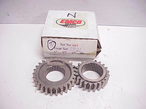 Emco polished nascar 4 speed transmission gear set 27-21 = 1.286 arca xfinity