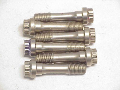 6 carr 12 point connecting rod bolts sps 14 - 3/8-24 x 1.600&#034; carrillo  jh59