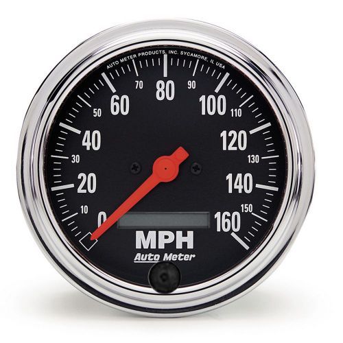 Auto meter 2489 traditional chrome electric programmable speedometer