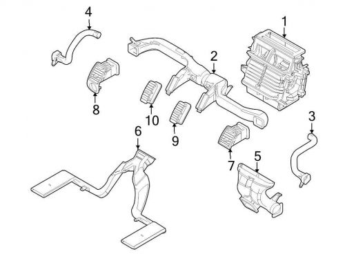 Ford oem dashboard air vent da8z19893ab image 7