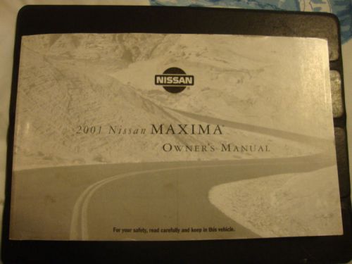 Nissan maxima 2001 owners manual