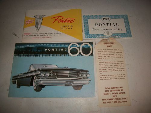 1960 canadian  pontiac owners manual package strato chief laurentian parisienne