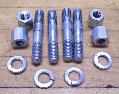 Nos bridgestone motorcycle 350 exhaust mount nuts studs