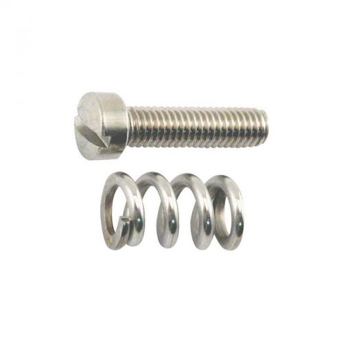 Throttle adjusting screw &amp; spring - stromberg - stainless steel - ford 1933-38