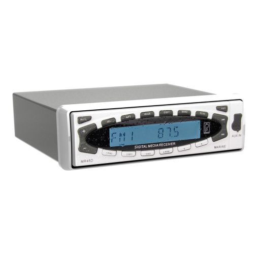 Polyplanar mr45d poly-planar stereo white am/fm